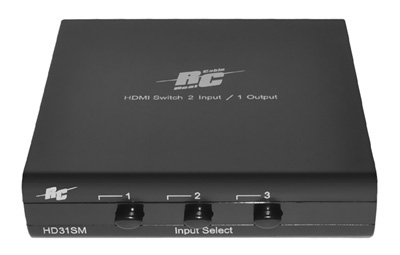 Switch HDMI, de 2 à 4 entrées, Real Cable