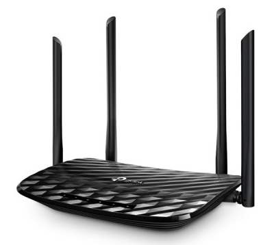 Routeur Wifi ac 1200 Mbit/s (Wifi 5), Mesh, 5 antennes, et switch Ethernet, Archer C6, TP-Link