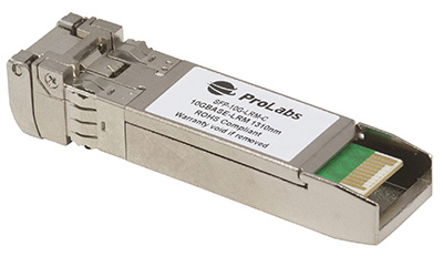 Transceiver SFP+ (mini-GBIC), 10GBASE-LR/LW / LC Duplex, Monomode, 10G, ProLabs