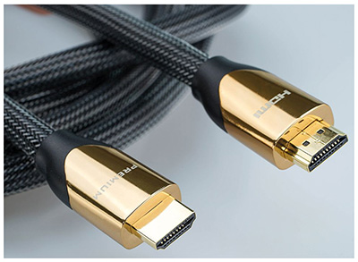 Câble HDMI, Ultra-HD 4K, canal Ethernet (2.0), Premium, Roline