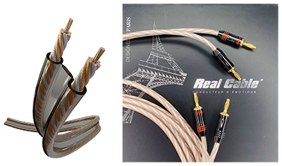 Câble d'enceinte, brins multiple sections, bi-métal cuivre-argent, BM, Innovation, Real Cable