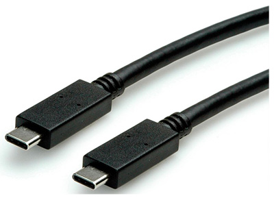 Câble USB 3.1 (3.2 Gen 2), C mâle / C mâle, PD (Power Delivery), Emark, 100 W, Roline