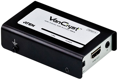 Prolongateur actif HDMI via RJ45 (deux câbles RJ45 nécessaires), VE810, Aten