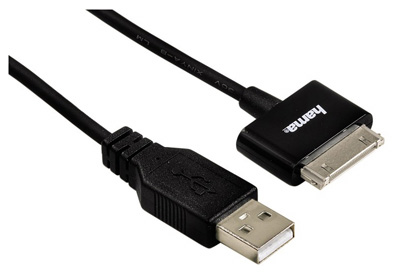 Câble USB / Dock Connector de transfert pour iPod, iPhone, iPad, Hama