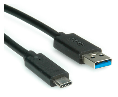 Câble USB 3.0 (3.2 Gen 1), A mâle / C mâle, Roline