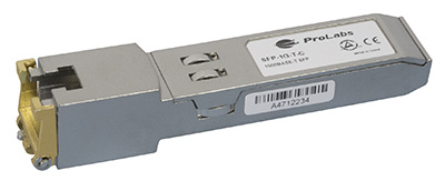 Transceiver SFP (mini-GBIC), 1000Base-T / RJ45, Cuivre, 1G, ProLabs