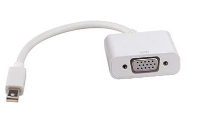 Adaptateur Mini-DisplayPort mâle vers VGA (HDDB15) femelle, actif, 1.2, Roline