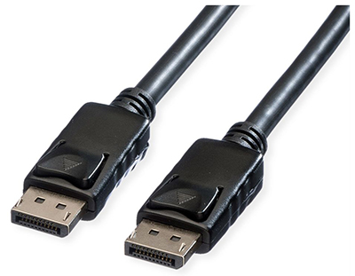 Câble DisplayPort, 1.2, gaine souple (élastomère), Roline