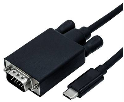 Câble Convertisseur USB 3.1 (3.2 Gen 1) C mâle vers VGA mâle, Roline