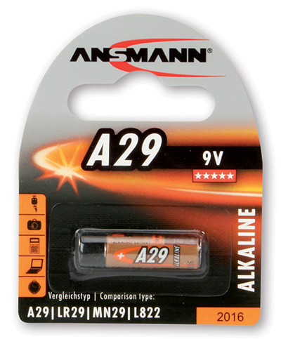 Pile alcaline A29 (LR29), 9 volts, Ansmann