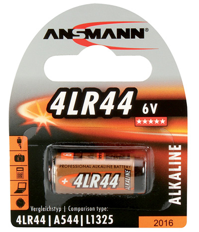 Pile alcaline 4LR44 (1414A), 6 volts, Ansmann
