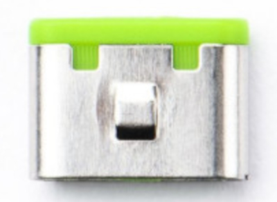 Bouchon à verrou pour bloquer toute prise USB C, Vert, Smartkeeper