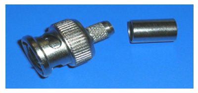 Connecteur mâle droit pour câlble KX8 ou RG11