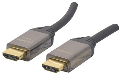 Câble HDMI, Ultra-HD 4K, canal Ethernet (2.0), Premium, TLC