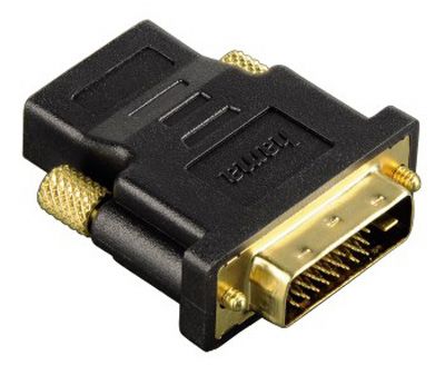 Adaptateur DVI mâle / HDMI femelle, Hama