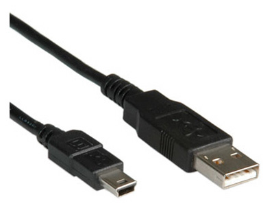 Câble USB 2.0, A / Mini B 5 broches, Roline