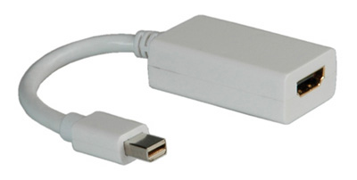 Adaptateur Mini-DisplayPort mâle vers HDMI femelle, actif, 1.2
