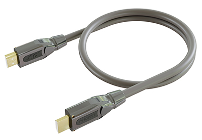 Câble HDMI, Ultra-HD 4K, canal Ethernet (2.0), fiche démontable, Real Cable