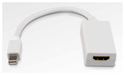 Adaptateur Mini-DisplayPort mâle vers HDMI femelle, Roline