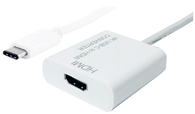 Convertisseur USB 3.1 C mâle vers HDMI femelle, Thunderbolt, Value