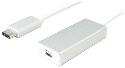 Convertisseur USB 3.1 C mâle vers Mini-DisplayPort femelle, 1.2, Value