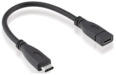 Adaptateur USB 3.1 (3.2 Gen 2), C mâle / C femelle, par