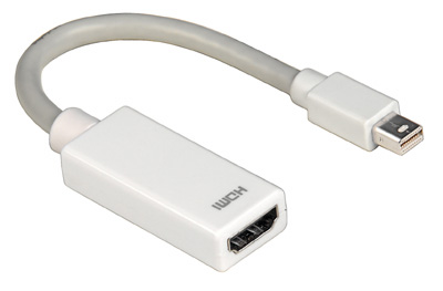 Adaptateur Mini-DisplayPort mâle vers HDMI femelle, actif, Hama