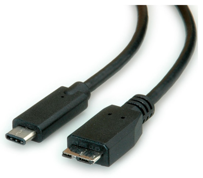 Roline Gold USB Cable, 2m, USB A 3.2 / USB Micro-B 3.2