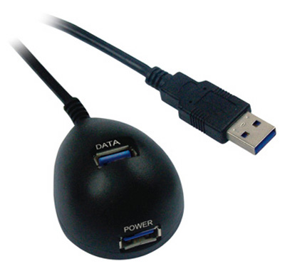 Rallonge USB 3.0, A / A, dôme