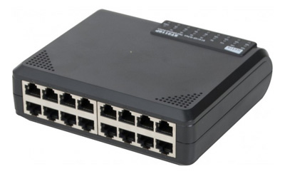 Switch Ethernet RJ45 10/100, fanless, ST3116P, ST3124P, Netis