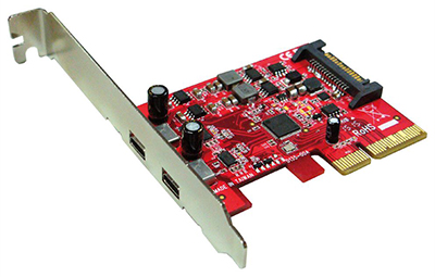 Carte PCI Express, USB 3.0 (3.2 Gen 2), 2 x USB C, Roline